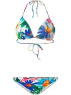 Polo Ralph Lauren Floral Print Bikini, Women's, Size: Small, Nylon/spandex/elastane