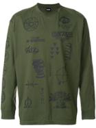 Ktz Multi-stamp Sweatshirt - Green
