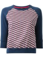 Loveless Front Print Raglan Top