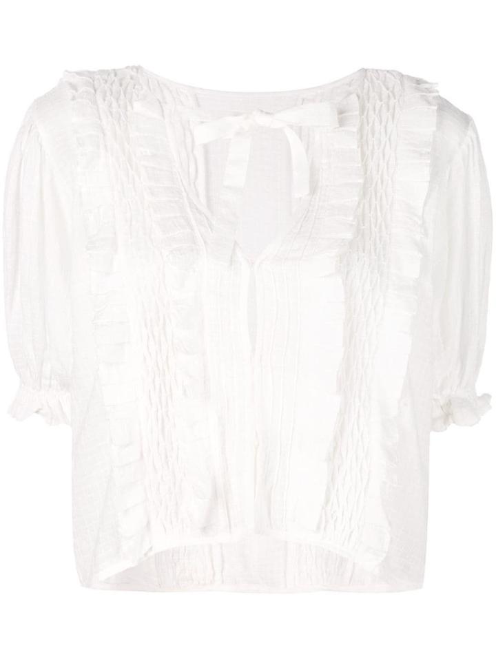 Innika Choo Gypsy-style Blouse - White