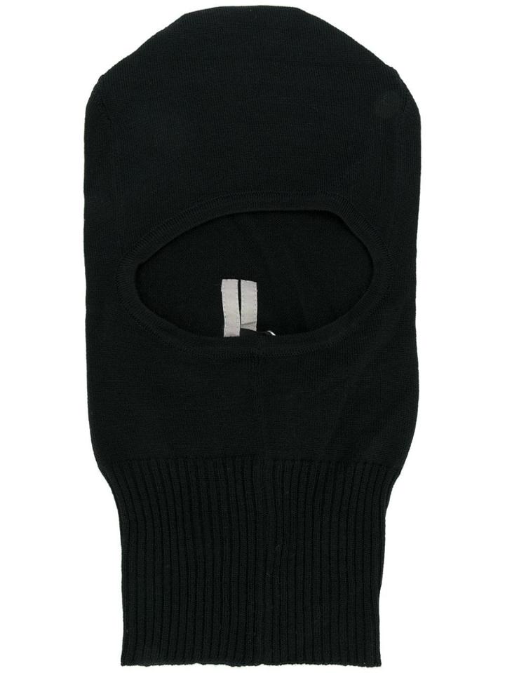 Rick Owens Skull Balaclava Hat - Black