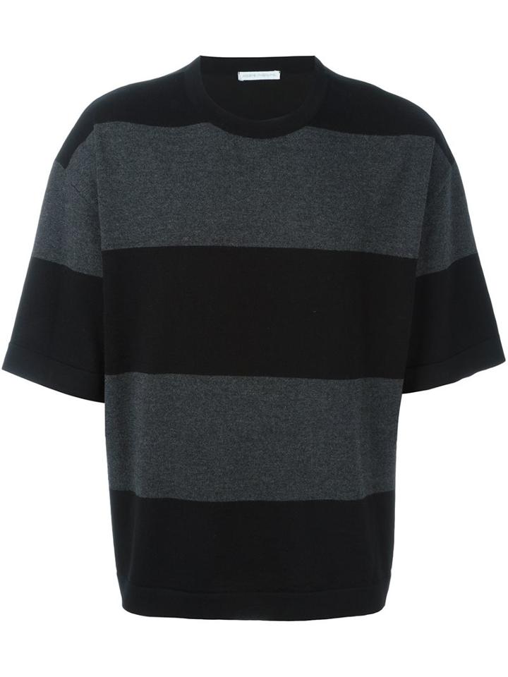 Société Anonyme Oversized Knitted T-shirt, Adult Unisex, Size: Small, Black, Merino