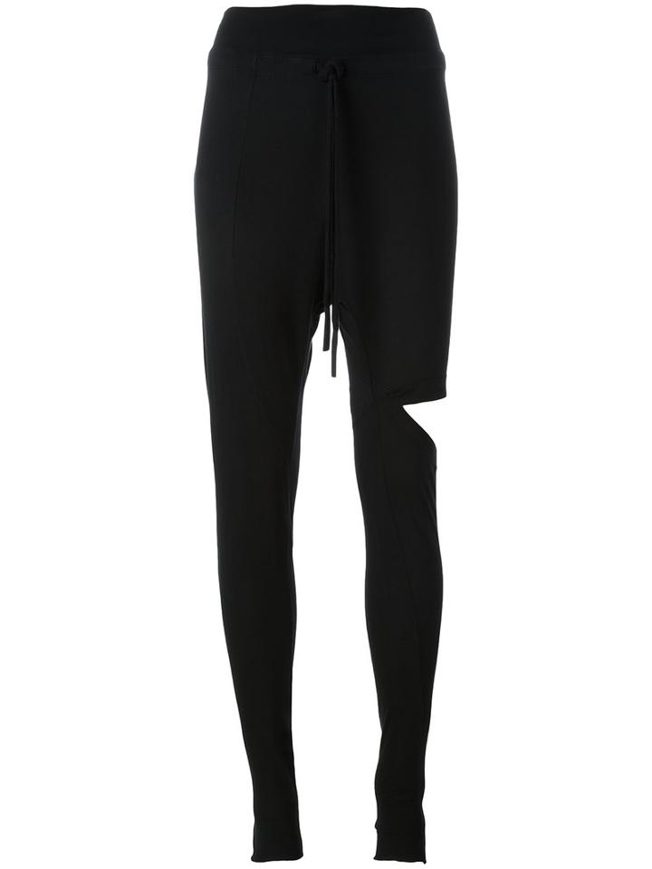 Lost & Found Ria Dunn Sliced Pants, Women's, Size: Xs, Black, Cotton/cashmere