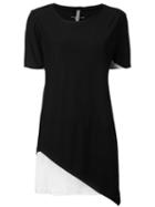 First Aid To The Injured - Rhomboid T-shirt - Women - Cotton - 2, Black, Cotton