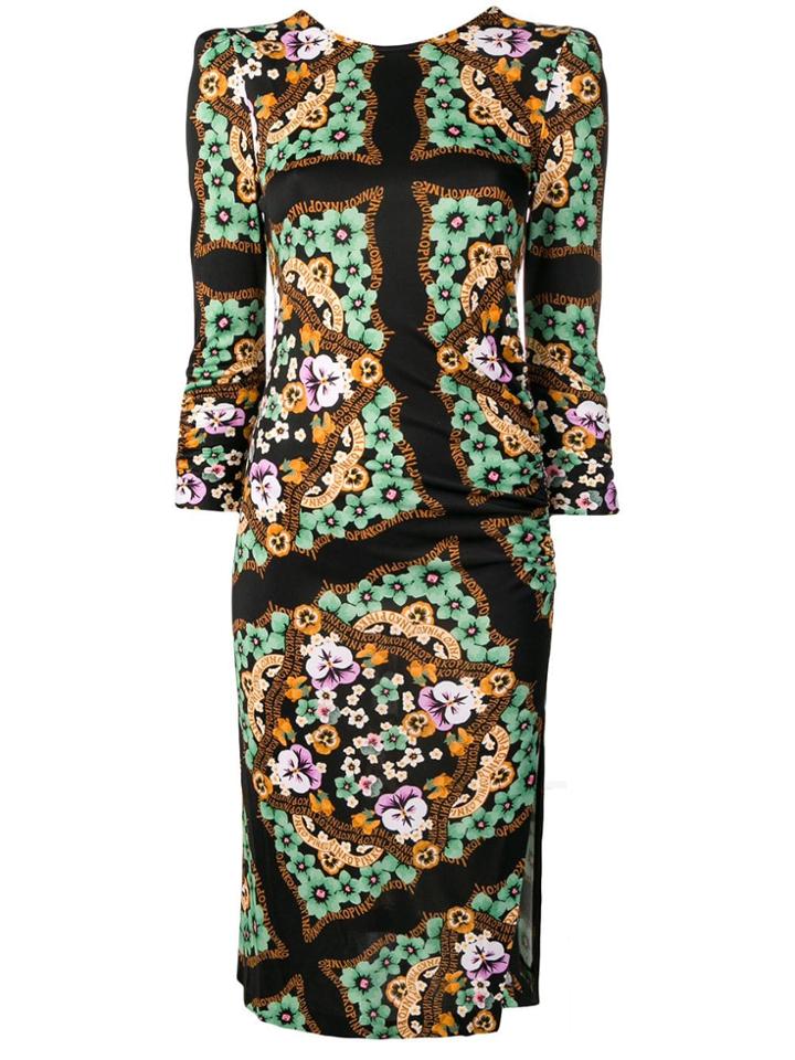 Pinko Fitted Mid Length Dress - Black