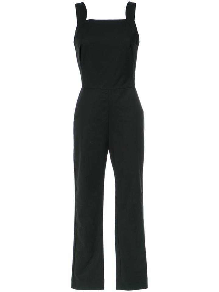 Andrea Marques Straight Neck Jumpsuit - Black