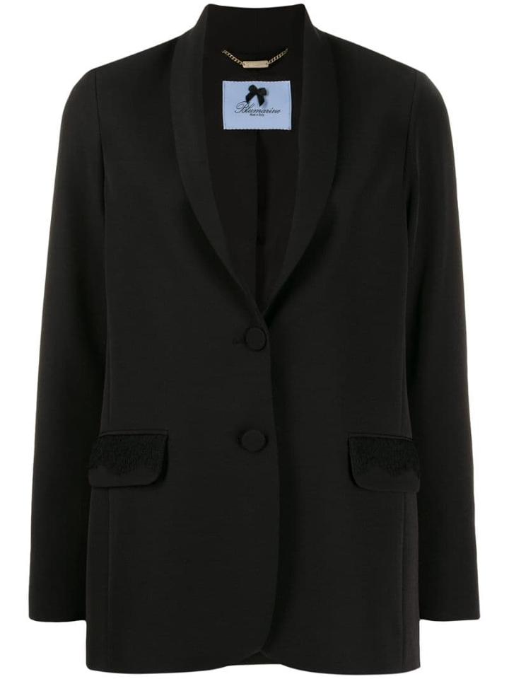 Blumarine Single-breasted Blazer - Black