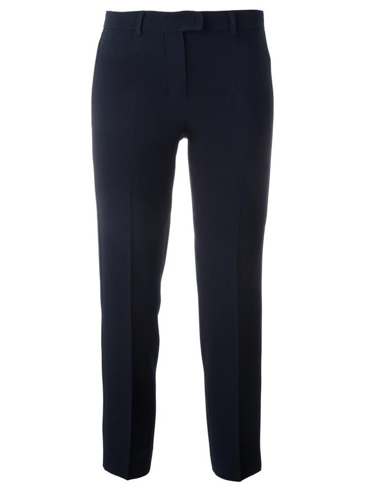 's Max Mara Tailored Trousers, Women's, Size: 40, Blue, Spandex/elastane/acetate/viscose