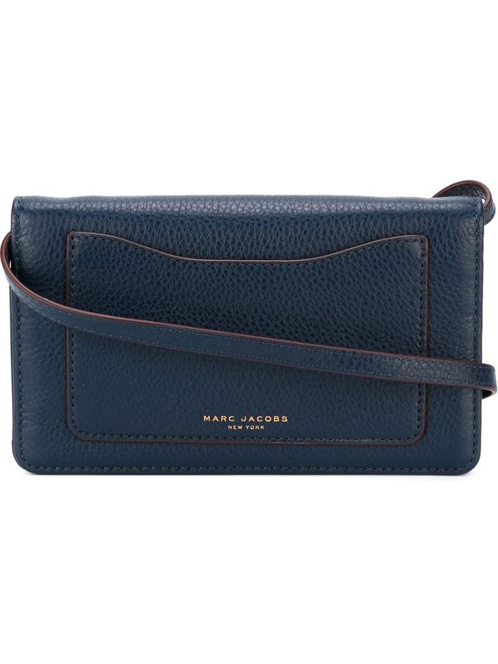 Marc Jacobs Recruit Crossbody Bag, Women's, Blue, Calf Leather