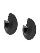 Monies Chunky Circle Earrings - Black
