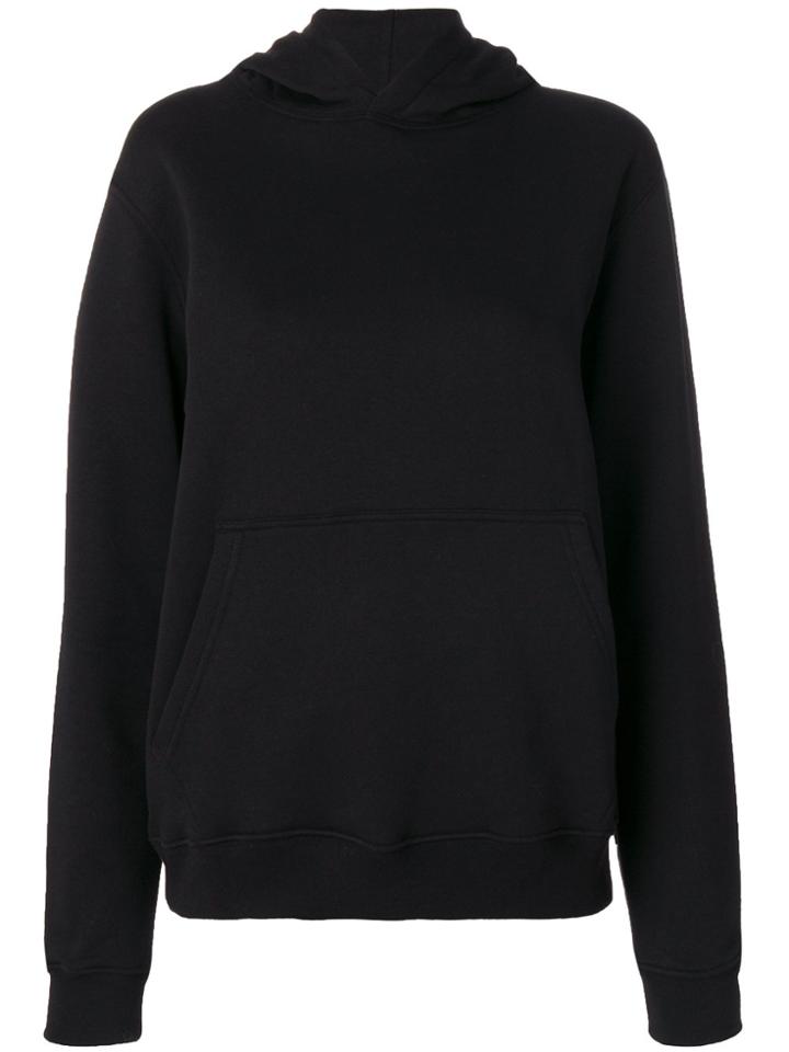 Msgm Branded Hoodie - Black