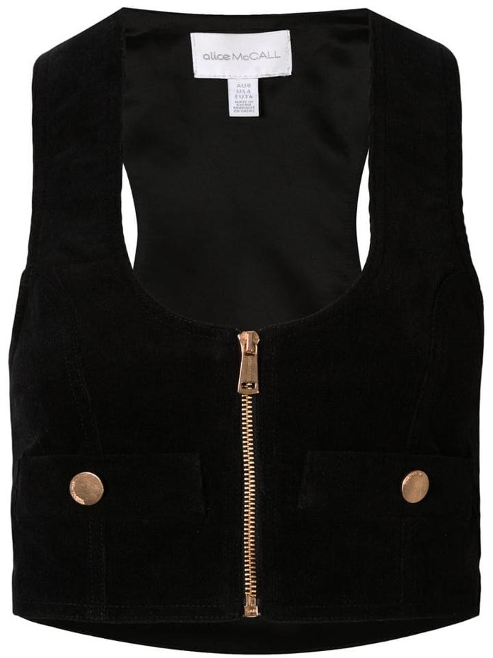 Alice Mccall Night Moves Cropped Top - Black