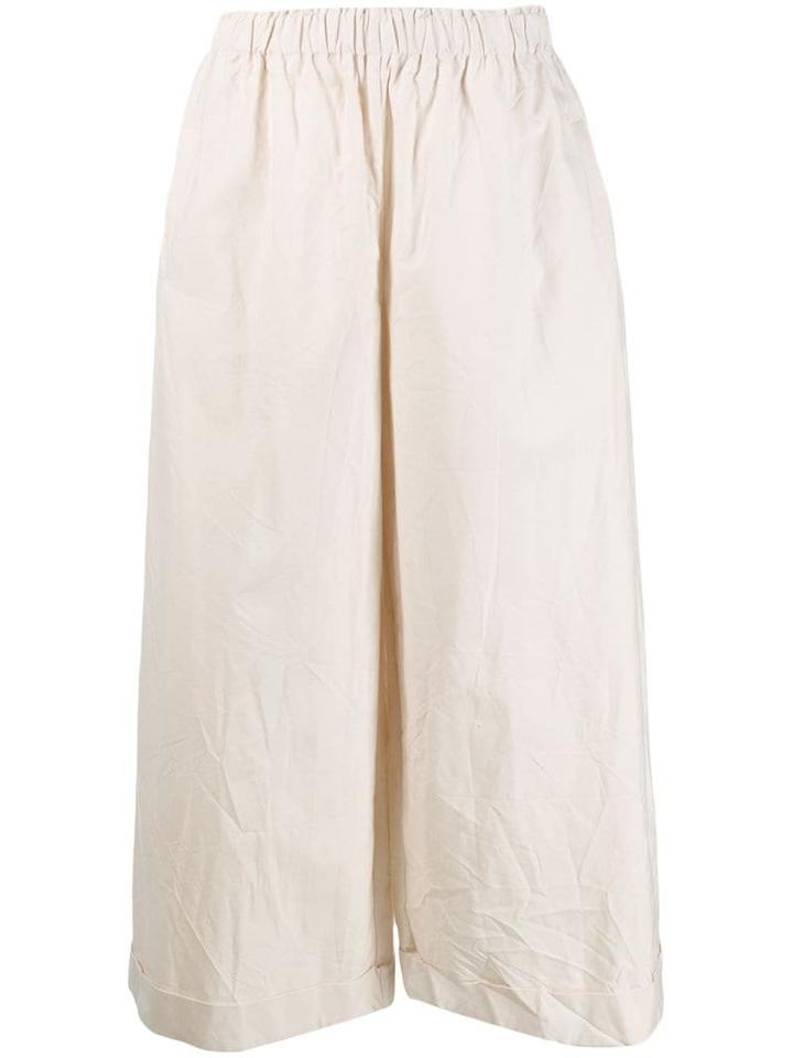 Daniela Gregis High-waisted Flared Trousers - White