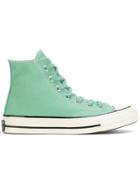 Converse Lace-up Hi-top Sneakers - Green