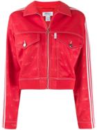 Fiorucci Fiorucci X Adidas All Over Angels Crop Jacket - Red