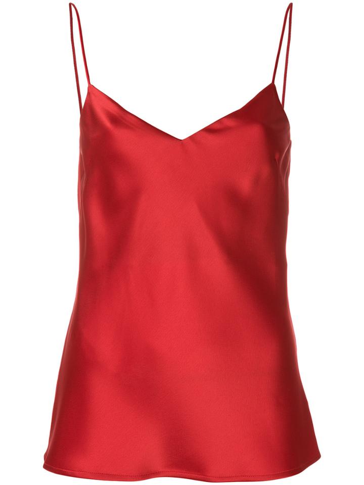 Galvan V-neck Camisole - Red