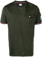 Moncler Gamme Bleu Chest Pocket T-shirt, Men's, Size: Large, Green, Cotton