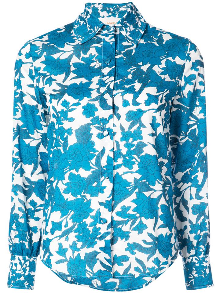 La Doublej Floral Shirt - Blue
