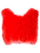 Daizy Shely Fluffy Cropped Top