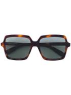 Saint Laurent Eyewear - Oversized Sunglasses - Women - Acetate - One Size, Brown, Acetate