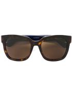 Gucci Eyewear Tortoiseshell Square Sunglasses - Multicolour