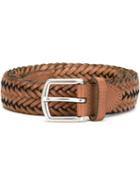 Polo Ralph Lauren - Woven Buckle Belt - Men - Leather - 90, Brown, Leather
