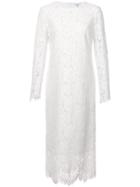 Ganni Lace Shit Dress - White