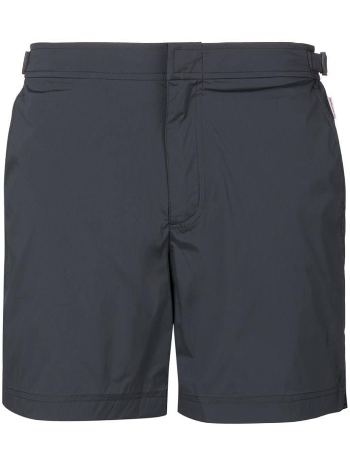 Orlebar Brown Side Buckle Swim Shorts - Grey