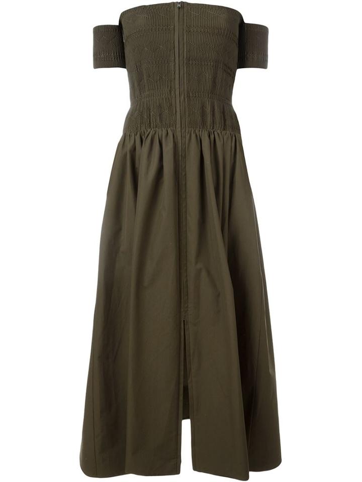 Fendi Off-shoulder Dress