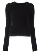 The Row 'minnu' Jumper, Women's, Size: Xs, Black, Nylon/angora