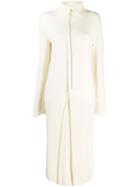 Jil Sander Ribbed Knitted Long Cardigan - Neutrals