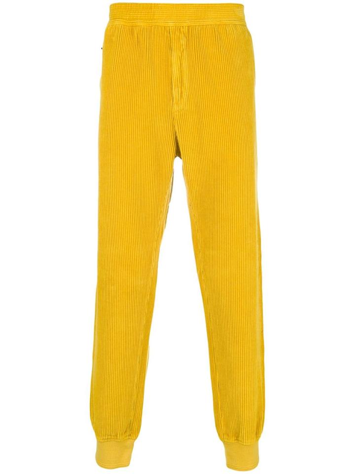 Stone Island Relaxed Corduroy Trousers - Yellow & Orange