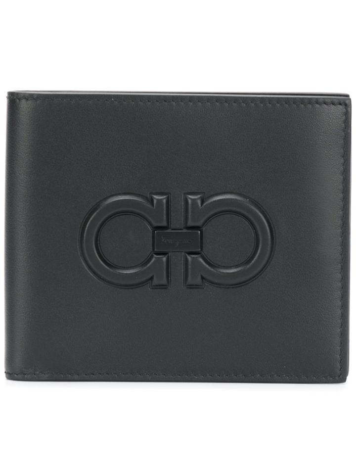 Salvatore Ferragamo Logo Wallet - Black