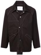 Camiel Fortgens Contrast Stitching Jacket - Black