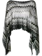 Missoni - Cropped Knitted Poncho - Women - Polyamide/polyester/viscose - One Size, Women's, Polyamide/polyester/viscose