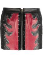 Anthony Vaccarello Eyelet Detail Micro Skirt