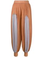 Atu Body Couture Pleated Harem Trousers - Orange