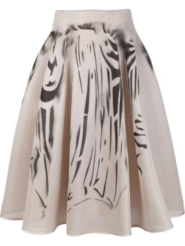 Dominic Louis Printed Mesh Full Skirt