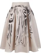 Dominic Louis Printed Mesh Full Skirt