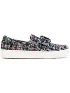 Karl Lagerfeld Tweed Slip-on Sneakers - Multicolour