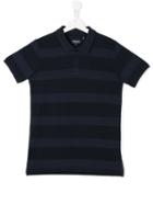 Woolrich Kids Striped Polo Shirt, Boy's, Size: 14 Yrs, Blue