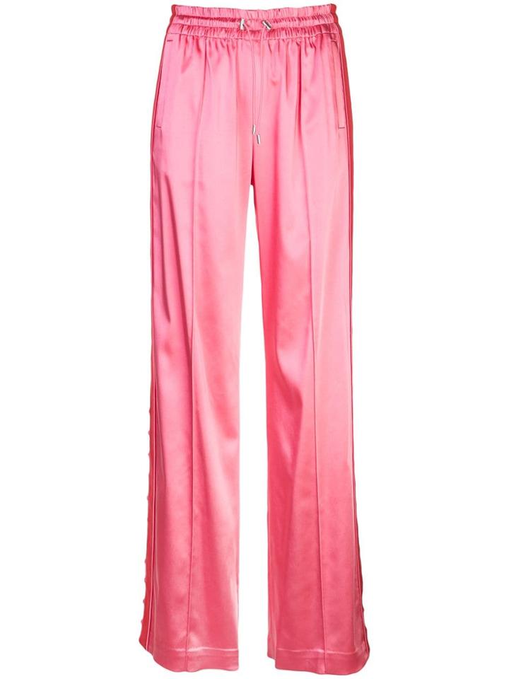Jonathan Simkhai Wide Leg Track Pants - Pink