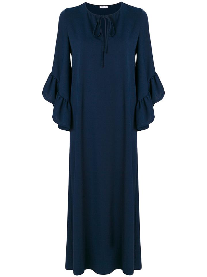 P.a.r.o.s.h. Straight-fit Keyhole Dress - Blue