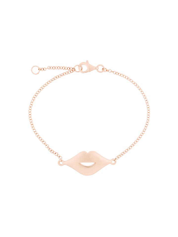 True Rocks Lips Bracelet - Metallic