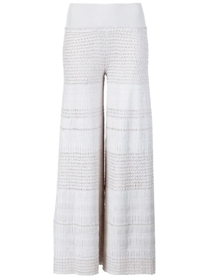 Pepa Pombo Elastic Waistband Palazzo Pants