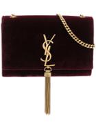 Saint Laurent Small Kate Chain And Tassel Bag - Red