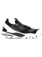 Calvin Klein 205w39nyc Nappa Lace Up Sneakers - Black