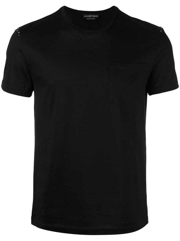 Alexander Mcqueen - Chest Pocket T-shirt - Men - Cotton - Xl, Black, Cotton
