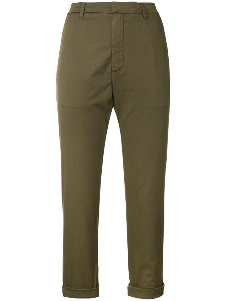 Hope Cropped Chinos - Green