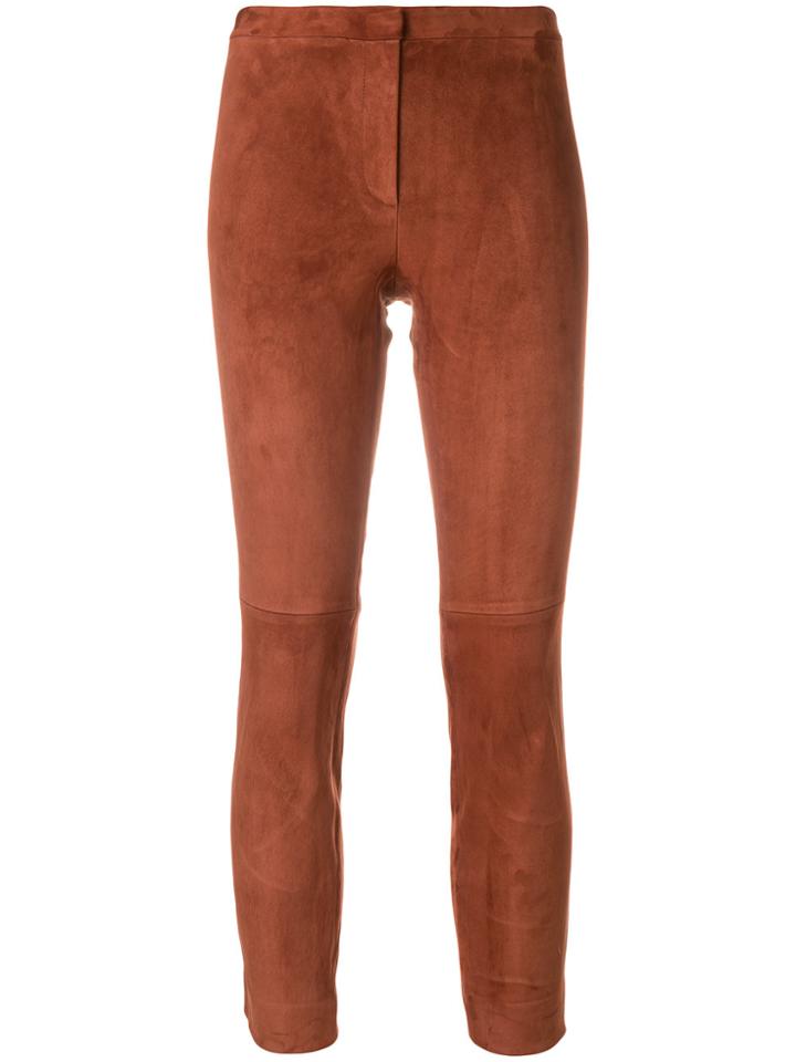 Theory Slim-fit Trousers - Brown
